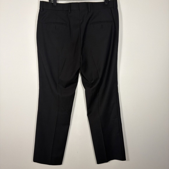 Giorgio Fiorelli Black 2 pc Suit Blazer Slim Fit Jacket 40 Pant 34 x 30 Formal - Picture 9 of 12